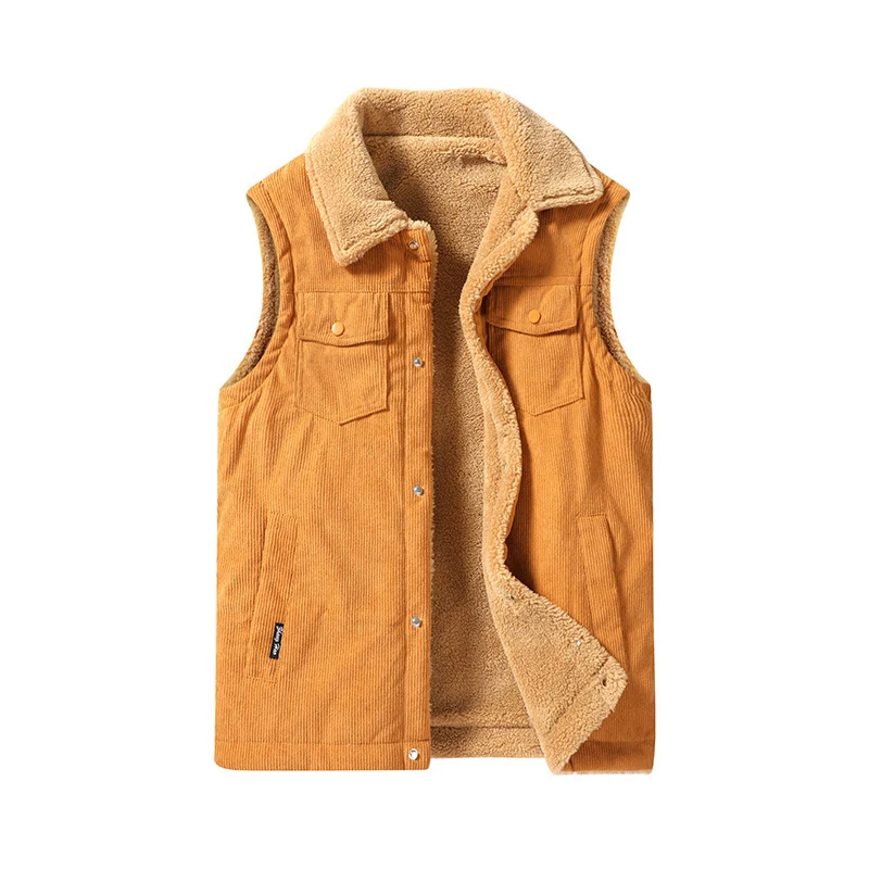 Herren Kuschelige Fleece-Weste Drune