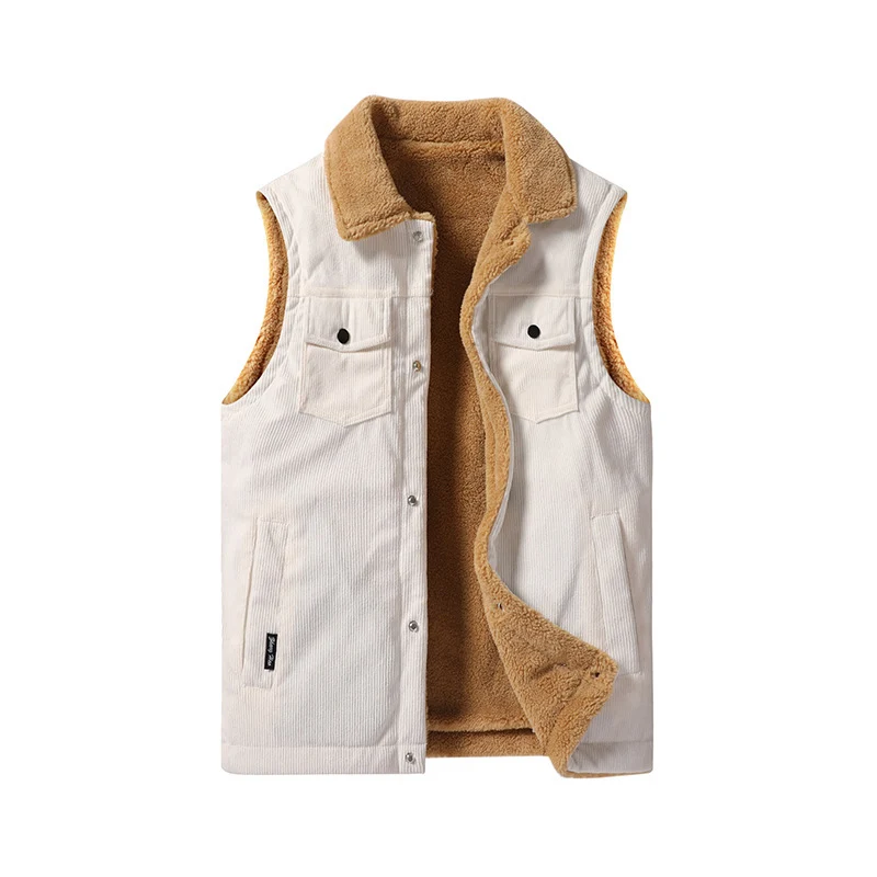 Herren Kuschelige Fleece-Weste Drune