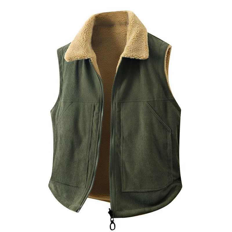Herren Komfortable Fleece-Weste Drune