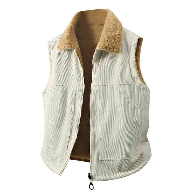 Herren Komfortable Fleece-Weste Drune
