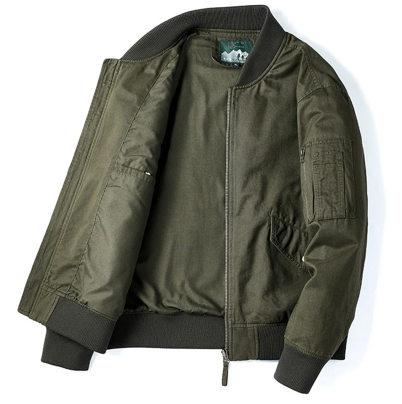 Herren Klassische Bomberjacke Drune