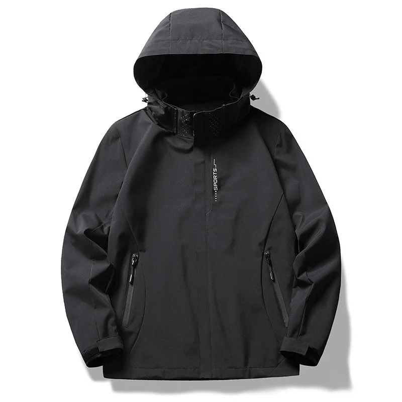 Herren Hochwertige Wasserfeste Outdoor-Jacke Drune