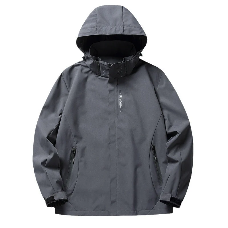Herren Hochwertige Wasserfeste Outdoor-Jacke Drune