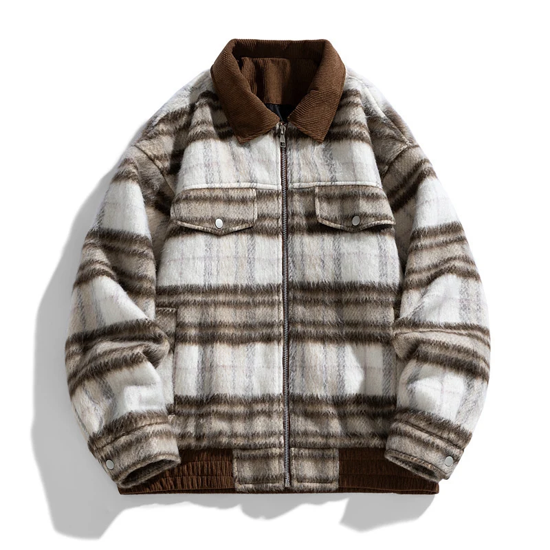 Herren Gemütliche Karojacke Drune