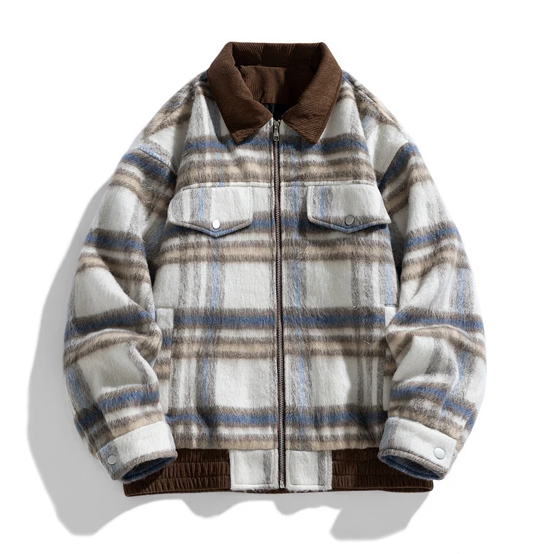 Herren Gemütliche Karojacke Drune