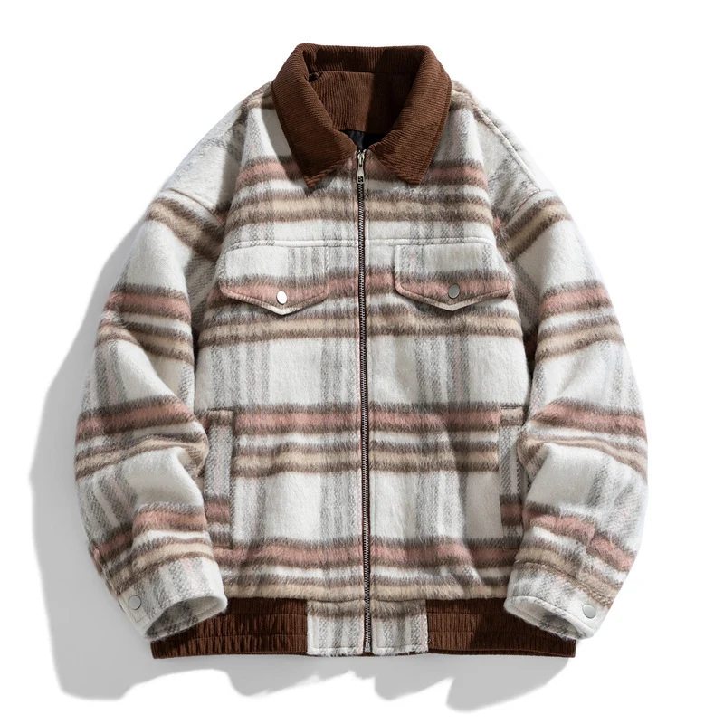 Herren Gemütliche Karojacke Drune