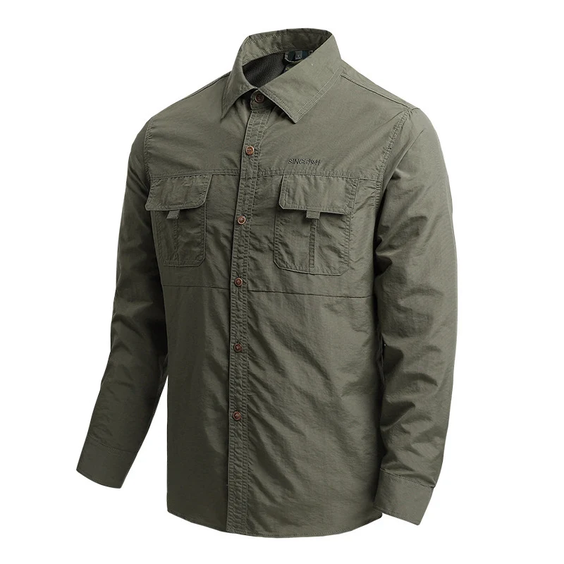 Herren Funktionales Outdoor-Hemd Drune