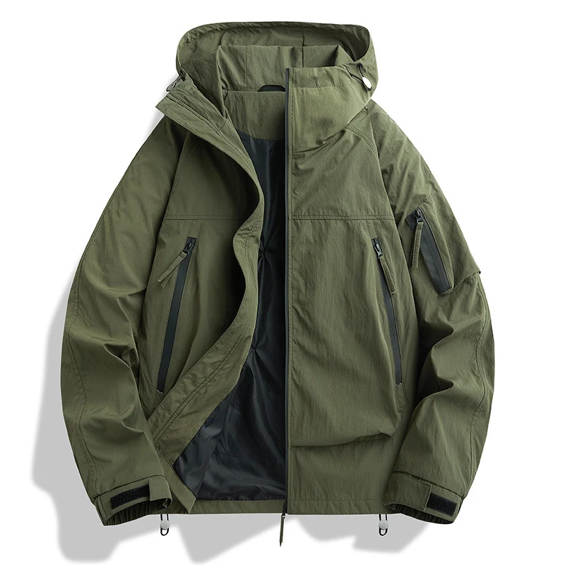 Herren Funktionale Wasserabweisende Jacke Drune