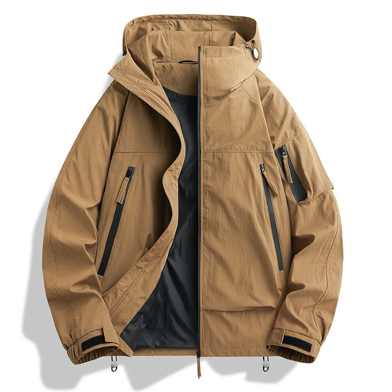 Herren Funktionale Wasserabweisende Jacke Drune