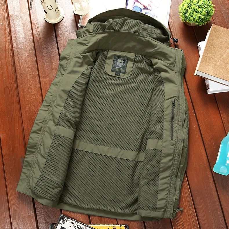 Herren Funktionale Outdoorkombination Jacke Drune