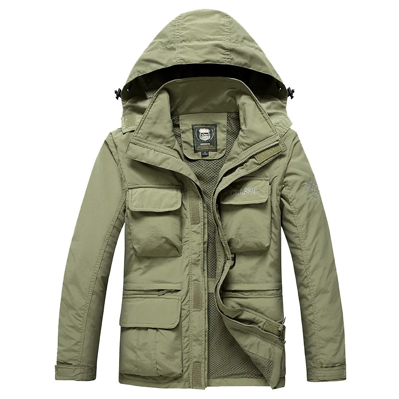 Herren Funktionale Outdoorkombination Jacke Drune