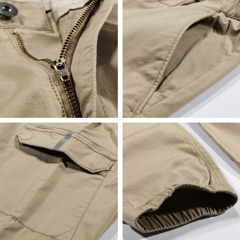 Herren Funktionale Cargo-Hose mit elastischem Bündchen Drune