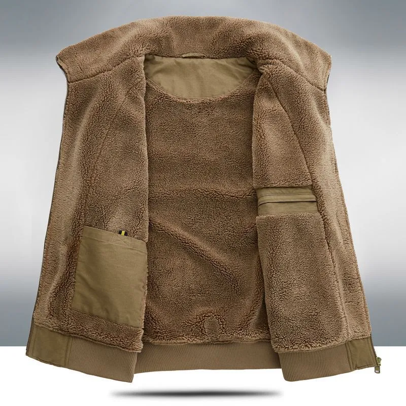 Herren Fleece gefütterte Outdoor-Weste Drune