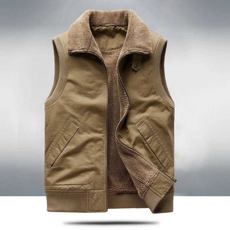 Herren Fleece gefütterte Outdoor-Weste Drune