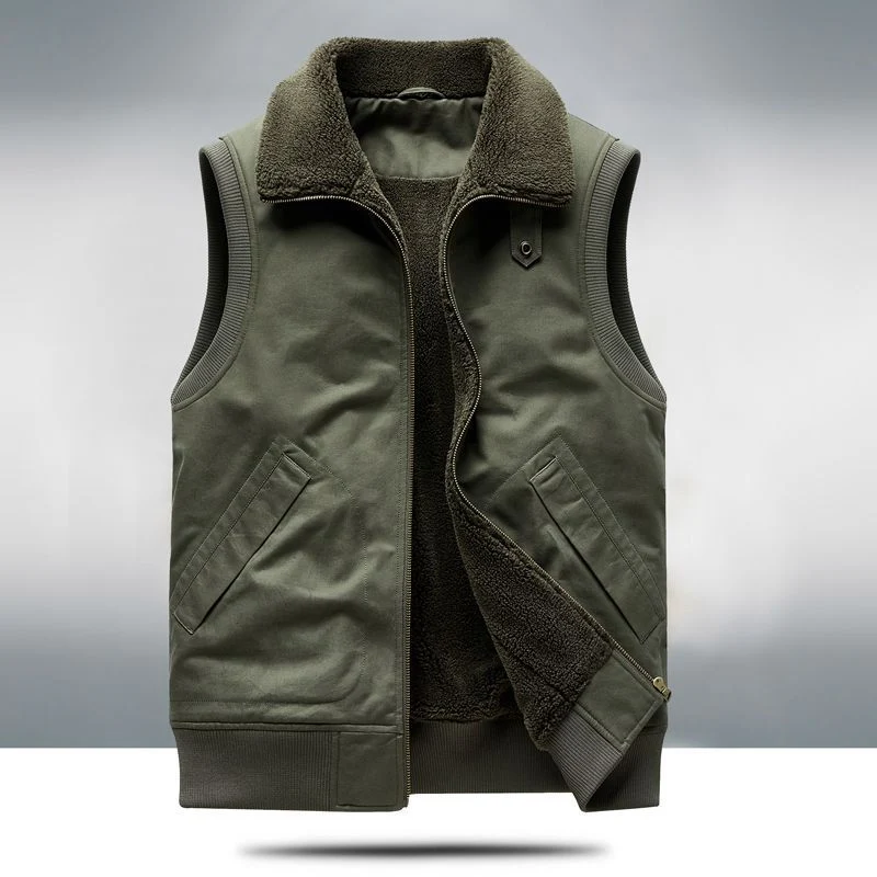 Herren Fleece gefütterte Outdoor-Weste Drune