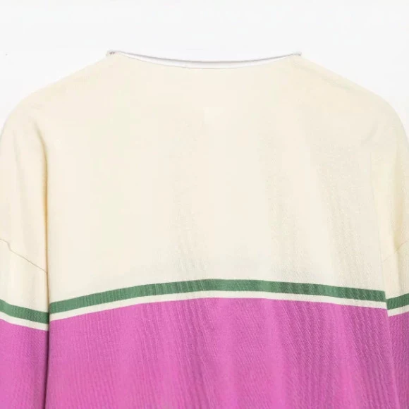 Damen Feinstrick-Poloshirt-Cardigan mit kurzem Arm und durchgehendem Reißverschluss Drune