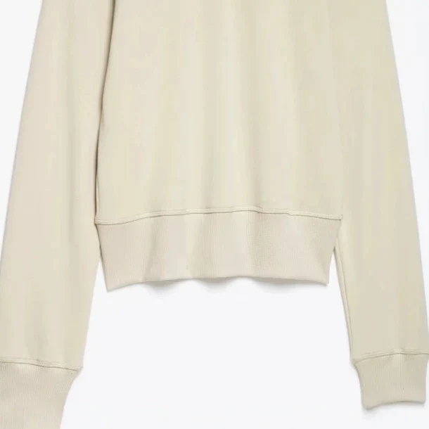 Damen Cropped‑Sweatjacke mit Stehkragen und dekorativem Kordelbesatz Drune