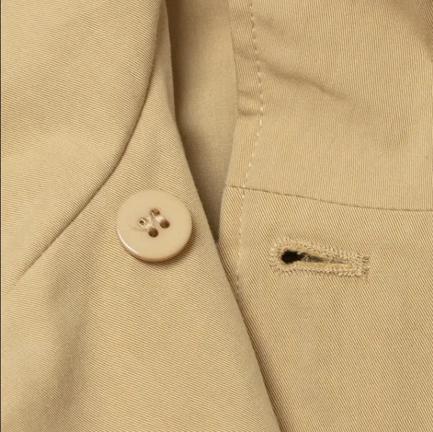 Damen Cropped Doppelreihige Kurzjacke im Blousonstil mit Stehkragen und Pattentaschen Drune