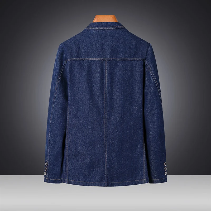 Damen Modische Denim Blazerjacke Drune