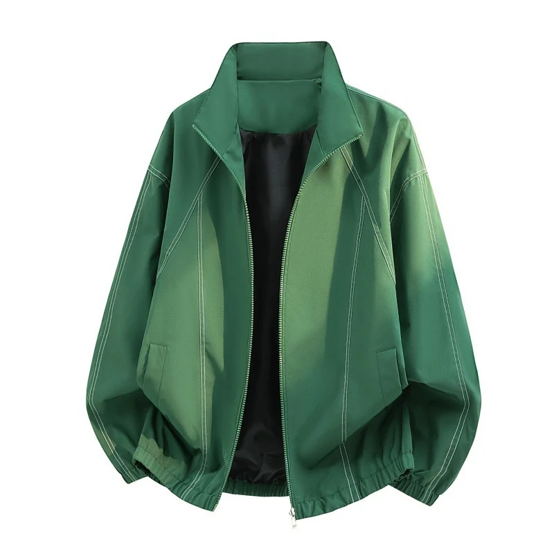 Damen Freizeitjacke mit hohem Kragen und Gummizug Drune