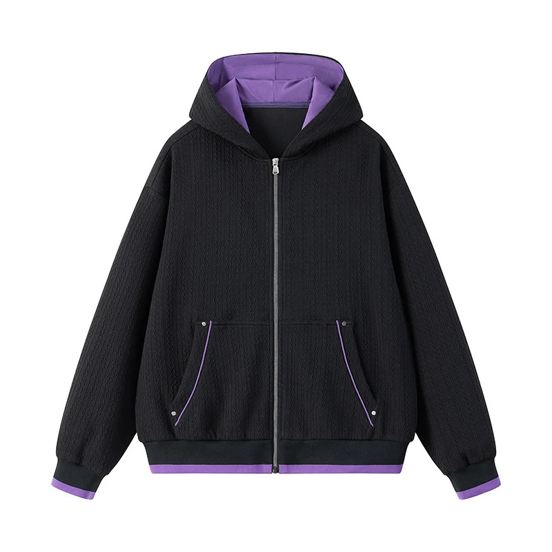 Damen Bequeme und modische Kapuzenjacke Drune