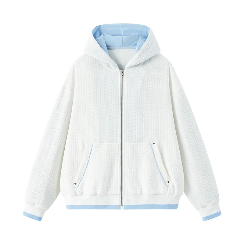 Damen Bequeme und modische Kapuzenjacke Drune