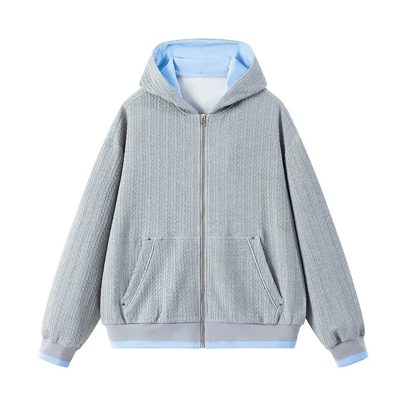 Damen Bequeme und modische Kapuzenjacke Drune