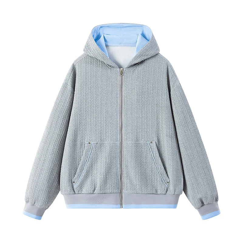 Damen Bequeme und modische Kapuzenjacke Drune