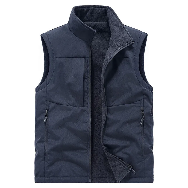 Damen Bequeme Fleece-Weste Drune