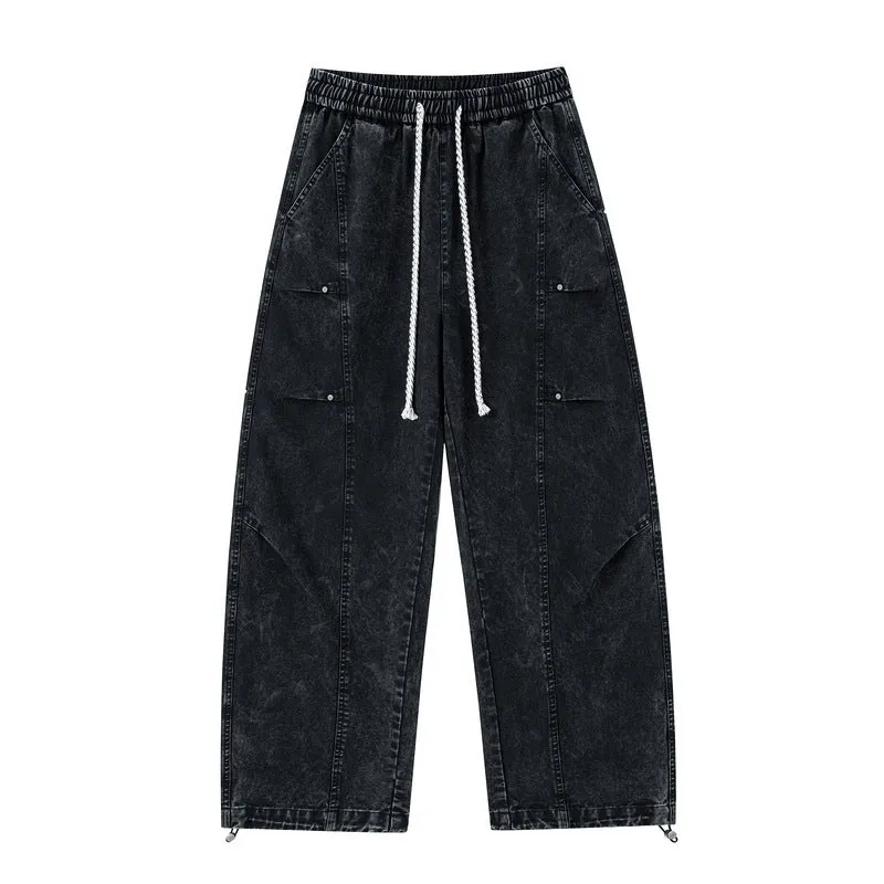 Damen Bequeme Cargo-Hose Drune