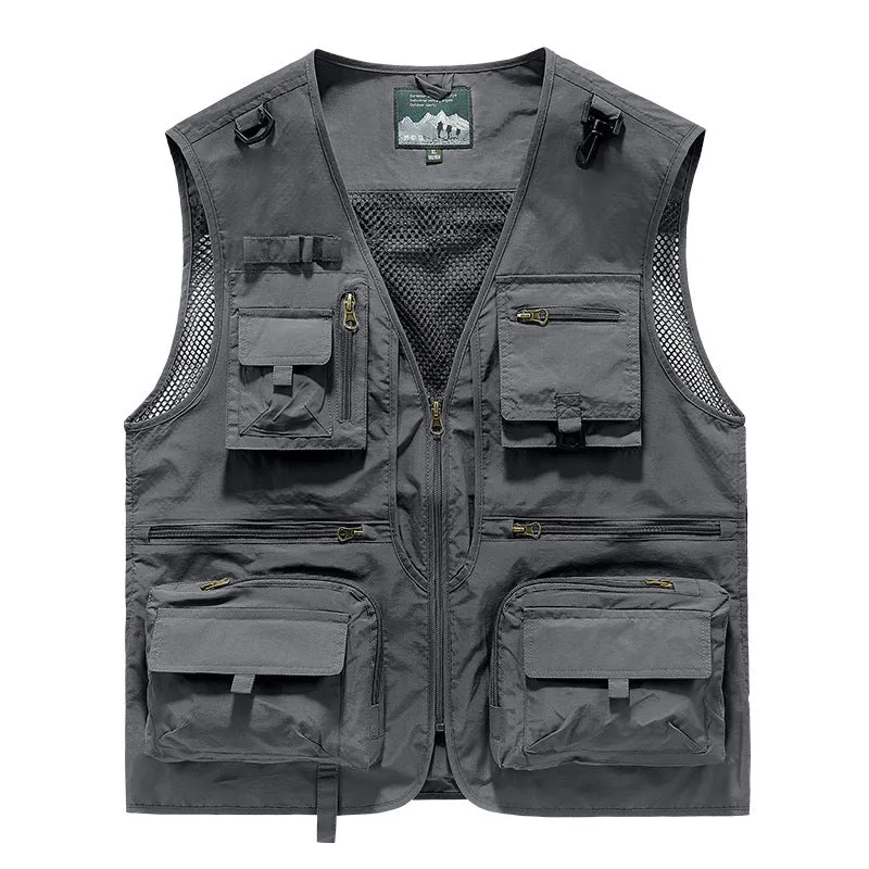 Unisex Multifunktionale Anglerweste Drune