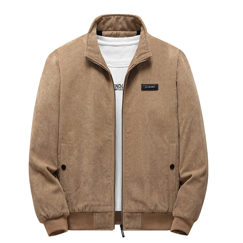 Herren Weiche Cordjacke mit Fleece-Futter Drune