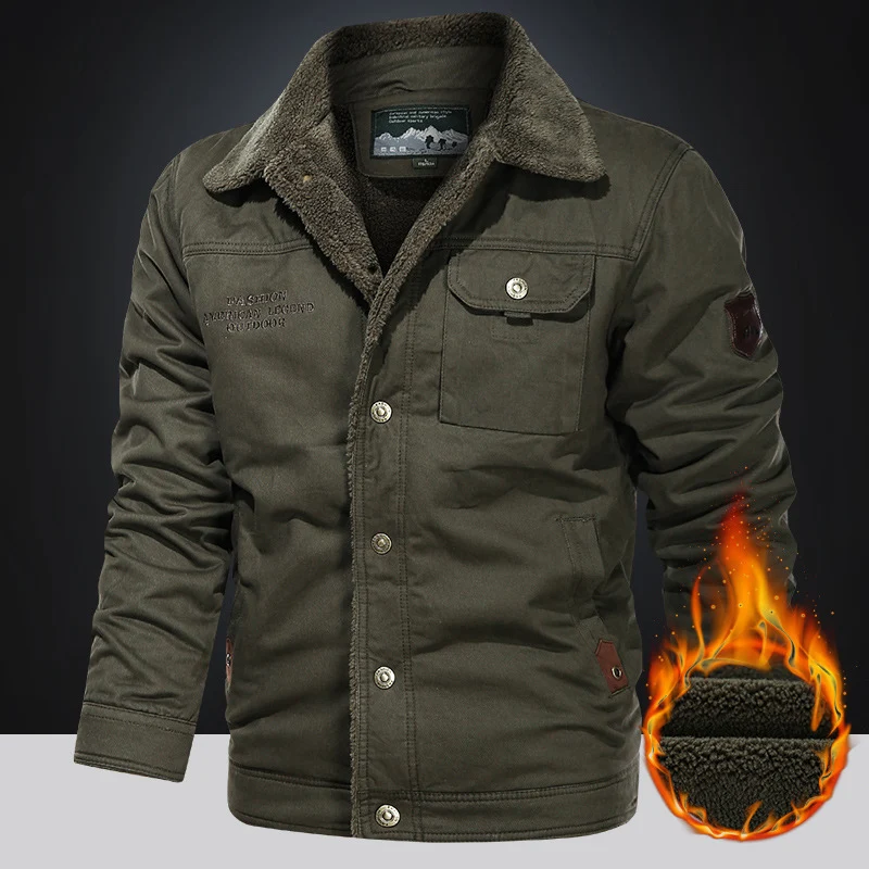 Herren warme Outdoor-Jacke Drune