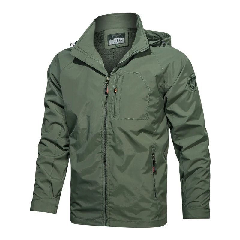 Herren vielseitige Freizeitjacke mit Kapuze Drune