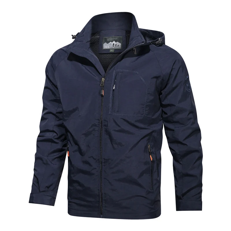 Herren vielseitige Freizeitjacke mit Kapuze Drune