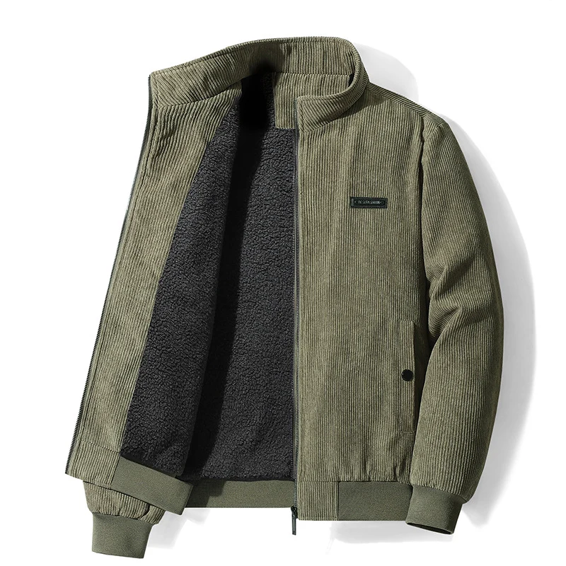 Herren Urbaner Steppjacke mit Fleece-Innenfutter Drune