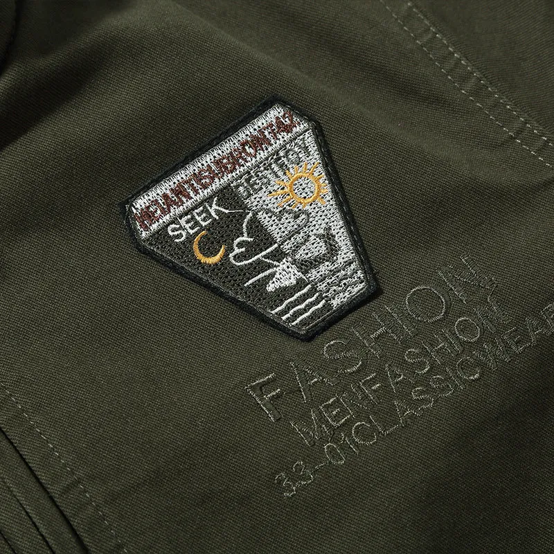 Herren Strapazierfähige Pilotjacke Drune