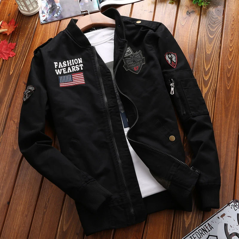 Herren stilvolle Bomberjacke Drune