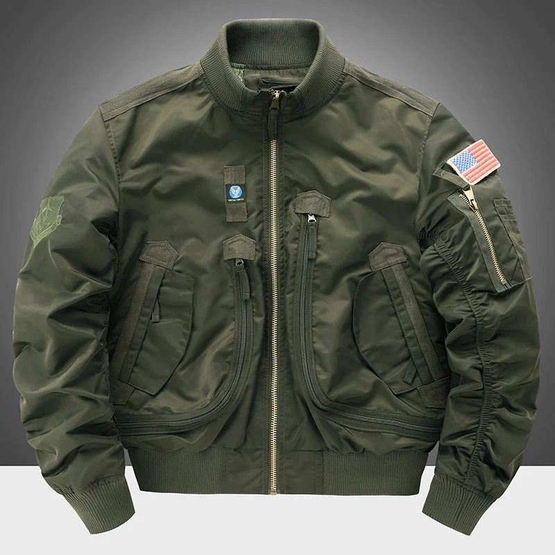 Herren Sportlicher Bomberjacke Drune