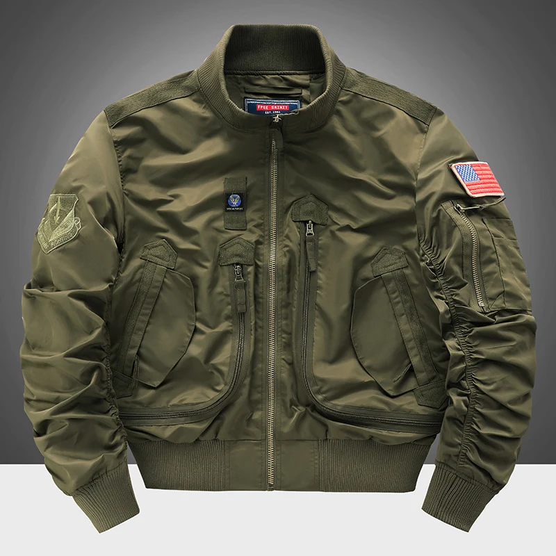 Herren Sportlicher Bomberjacke Drune