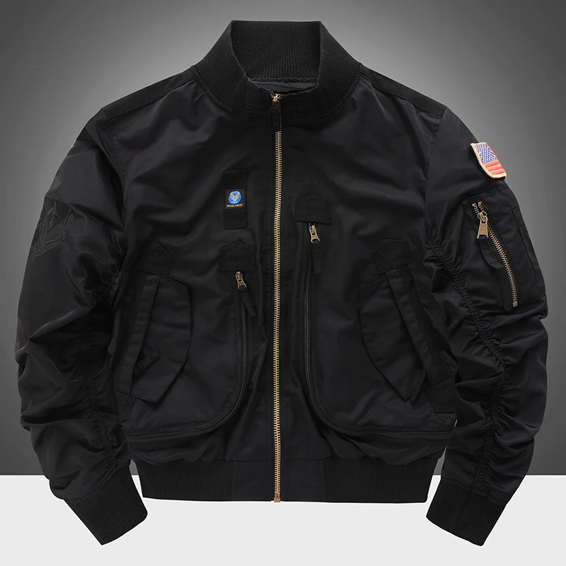 Herren Sportlicher Bomberjacke Drune