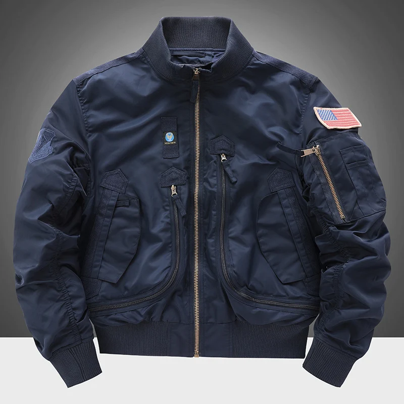 Herren Sportlicher Bomberjacke Drune