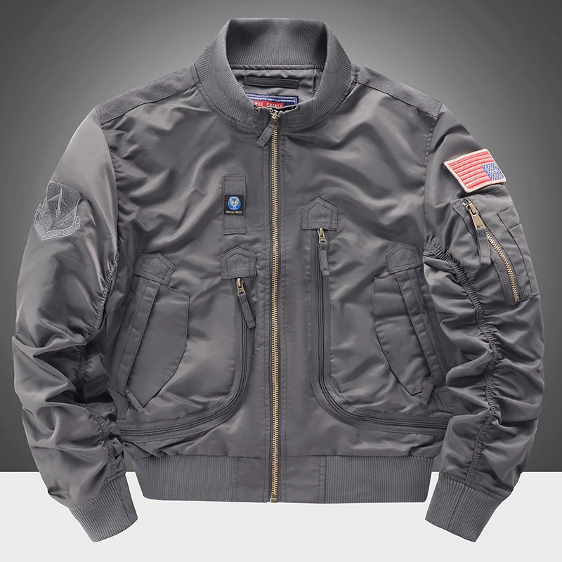 Herren Sportlicher Bomberjacke Drune