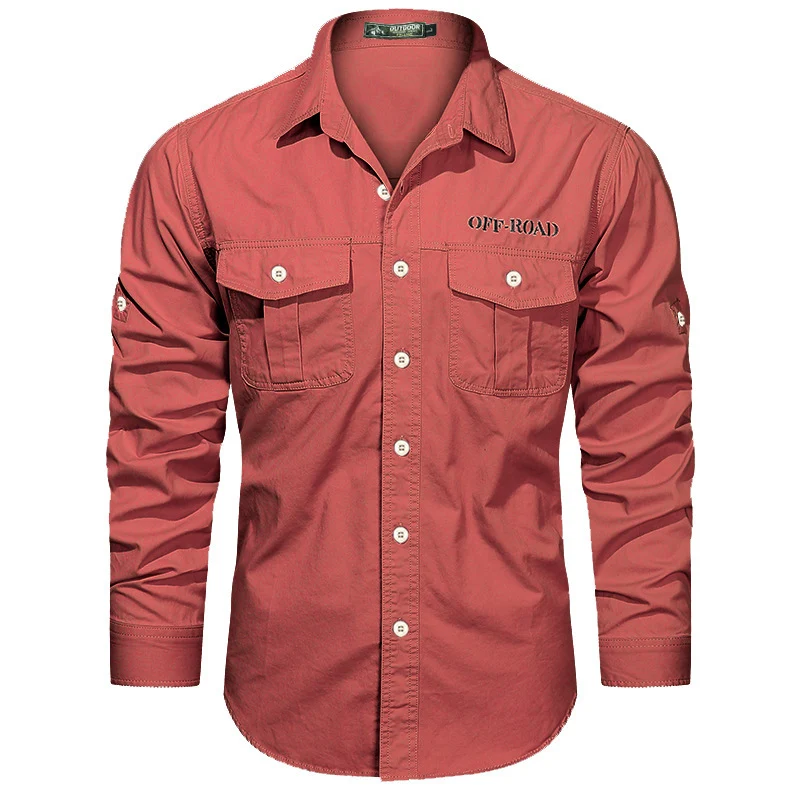 Herren Praktisches Outdoor Langarmhemd Drune
