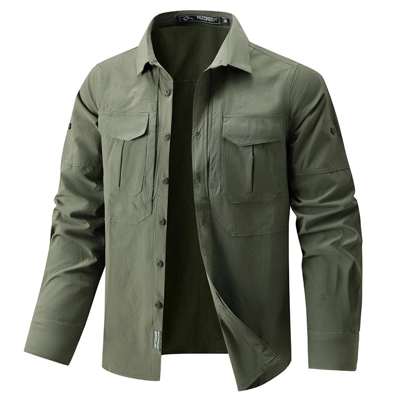 Herren Outdoor Freizeithemden Drune