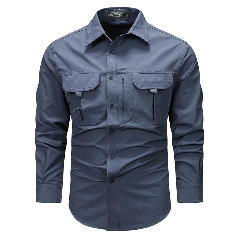 Herren Multifunktionales Outdoor-Hemd Drune