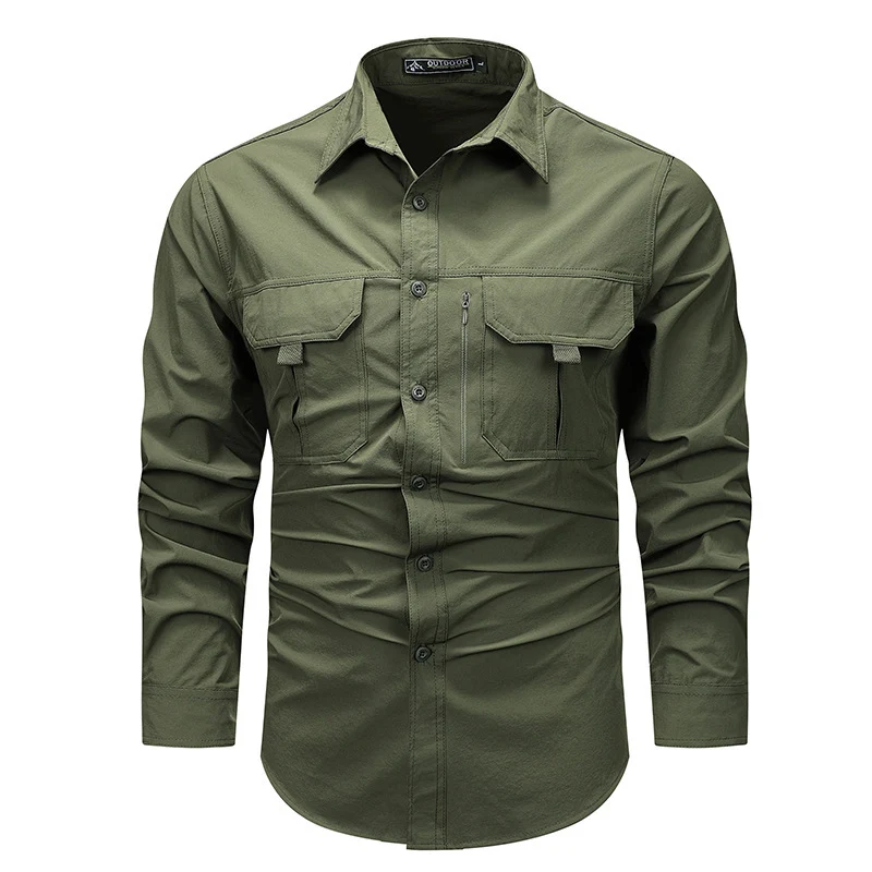 Herren Multifunktionales Outdoor-Hemd Drune