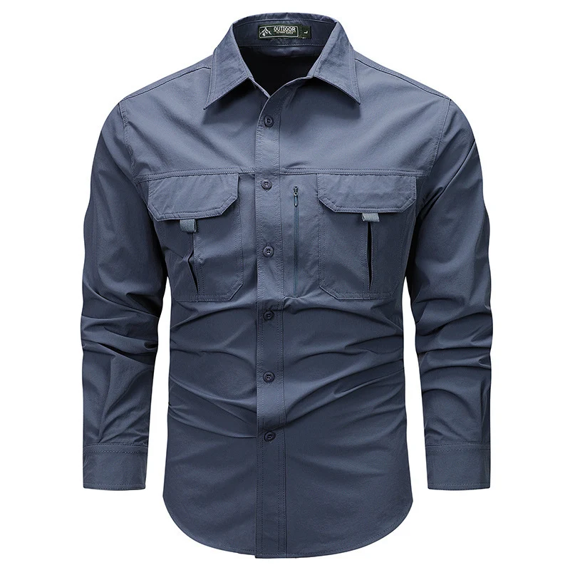 Herren Multifunktionales Outdoor-Hemd Drune
