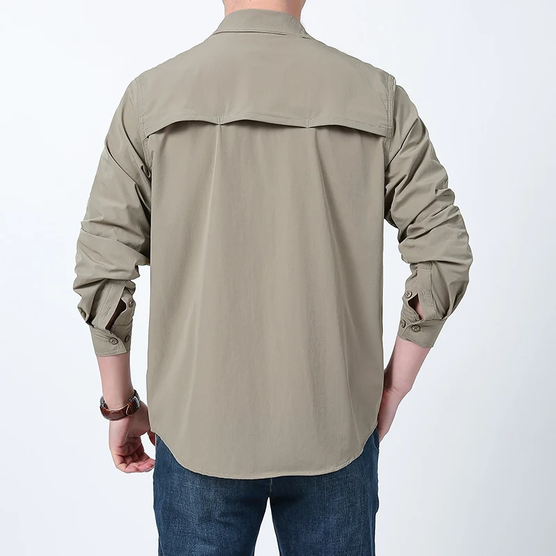 Herren Multifunktionales Freizeithemd Drune