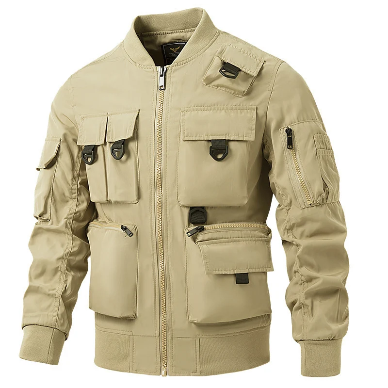 Herren Multifunktionale Utility-Jacke mit praktischen Taschen Drune